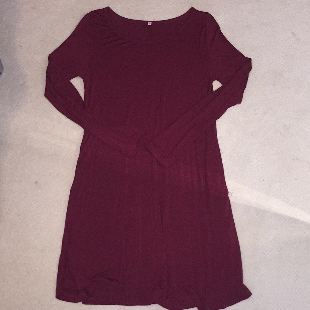 🌺 Comfy Long Sleeve Swing Dress w/Pockets